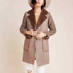 Anthropologie Brown and Tan Coat
